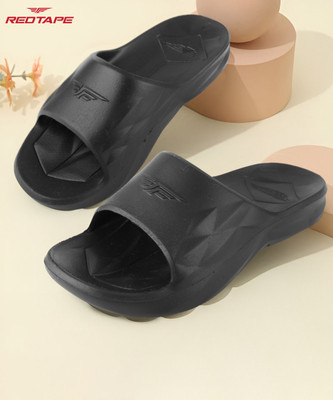 RED TAPE Boys & Girls Slip On Slipper Flip Flop(Black , 4 - 5 Years)