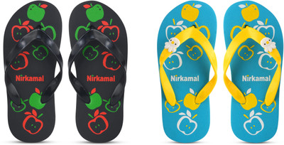 Nirkamal Boys & Girls Slip On Slipper Flip Flop(Multicolor , 4-4.5 Years)