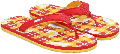 PUMA Boys & Girls Slip On Slipper Flip Flop(Orange , 12 - 13 Years)