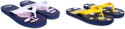 Dorha Boys & Girls Slip On Slipper Flip Flop(Blue , 5-5.5 Years)