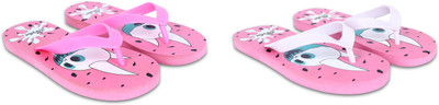 Dorha Boys & Girls Slip On Slipper Flip Flop(Pink , 5.5-6 Years)