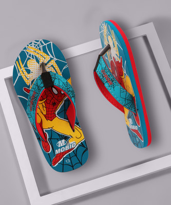 Mobio Spiderman Boys & Girls Slip On Slipper Flip Flop(Green , 2.5-3 Years)