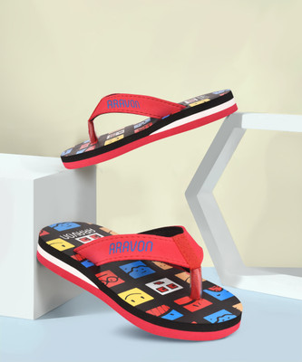 ARAVON Boys & Girls Slip On Slipper Flip Flop(Multicolor , 5.5-6 Years)