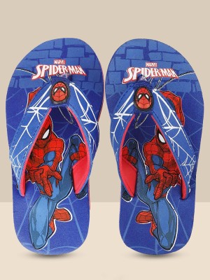 Spiderman By Kidsville Boys Slip On Slipper Flip Flop(Blue , 7 Years)