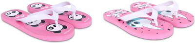 Dorha Boys & Girls Slip On Slipper Flip Flop(Pink , 5-5.5 Years)