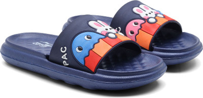asian Girls Slip On Slipper Flip Flop(Blue , 3-3.5 Years)