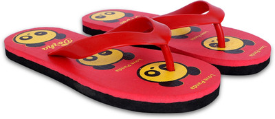 Dorha Boys & Girls Slip On Slipper Flip Flop(Red , 4-4.5 Years)