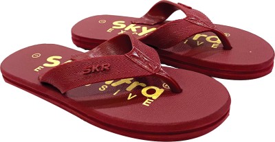 Skyultra Men Flip Flops(Red , 9)