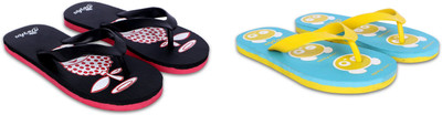Dorha Boys & Girls Slip On Slipper Flip Flop(Multicolor , 4-4.5 Years)
