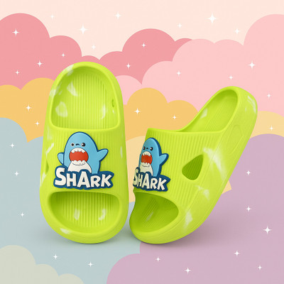 Miss & Chief Boys & Girls Slip On Slipper Flip Flop(Light Green , 4-5 Years)