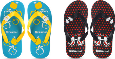 Nirkamal Boys & Girls Slip On Slipper Flip Flop(Multicolor , 5-5.5 Years)