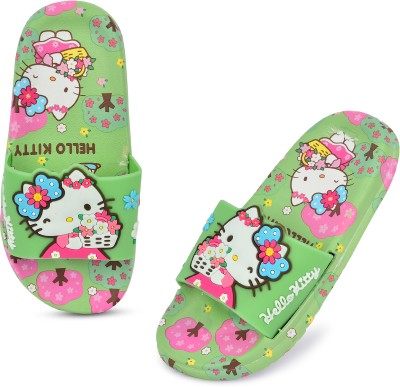 Breuk Hello Kitty Boys & Girls Slip On Slipper Flip Flop(Black , 7-7.5)