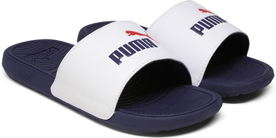 PUMA Boys & Girls Slip On Slipper Flip Flop(White ,)