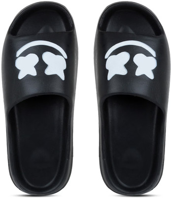 RADHIKA GROUP Men Slides(Black , 9)