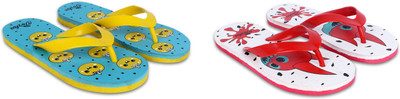 Dorha Boys & Girls Slip On Slipper Flip Flop(White , 5.5-6 Years)