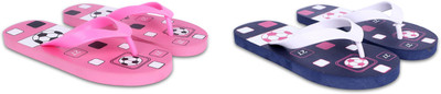 Dorha Boys & Girls Slip On Slipper Flip Flop(Blue , 6-6.5 Years)