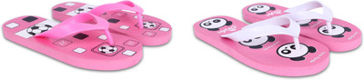 Dorha Boys & Girls Slip On Slipper Flip Flop(Pink , 5.5-6 Years)