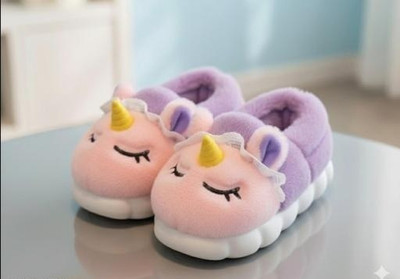 MBS Girls Slip On Slipper Flip Flop(Pink , 12 - 13 Years)