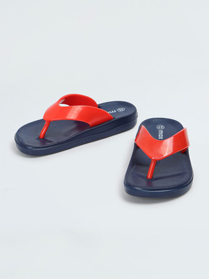 MAX Boys Slip On Slipper Flip Flop(Blue ,)