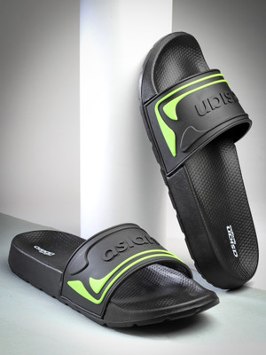 asian Men Slides(Black, Green , 7)