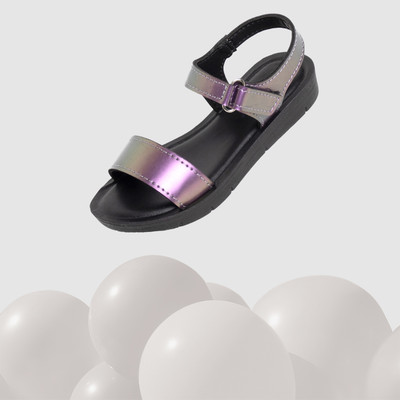 Popcorn Girls Velcro Mule(Slip ons)(White , 16 Years and Above)