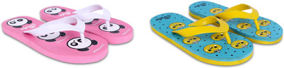 Dorha Boys & Girls Slip On Slipper Flip Flop(Pink , 4.5-5 Years)
