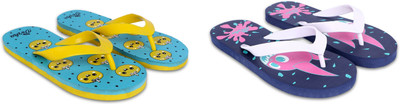 Dorha Boys & Girls Slip On Slipper Flip Flop(Multicolor , 8 - 9 Years)