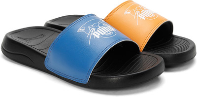 PUMA Boys & Girls Slip On Slipper Flip Flop(Black , 13 - 14 Years)