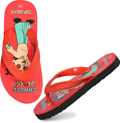 house of common Boys & Girls Slip On Slipper Flip Flop(Red , 4-4.5 Years)