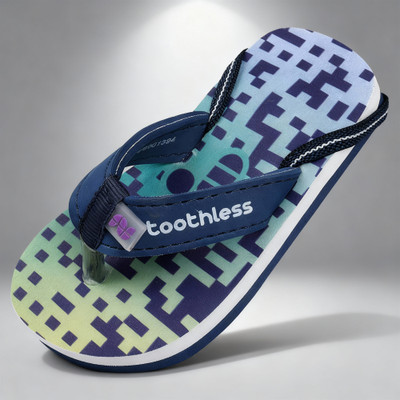 Toothless Boys Slip On Slipper Flip Flop(Dark Blue , 4-4.5Y)