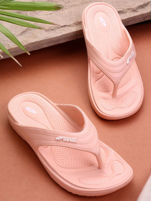 TRASE Women Slippers(Pink , 6)
