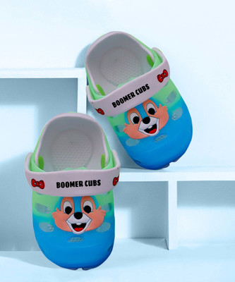 BOOMER CUBS Looney Toons Boys & Girls Slip On Slipper Flip Flop(Green , 3-3.5 Years)