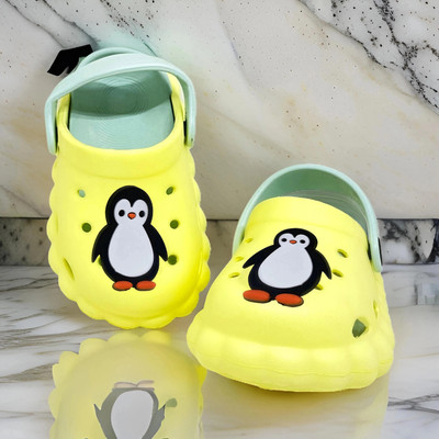 FASMANIA Boys & Girls Slip On Slipper Flip Flop(Yellow , 3.5-4 Years)