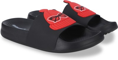 Glissers Boys & Girls Slip On Slipper Flip Flop(Black , 6Y-7Y)