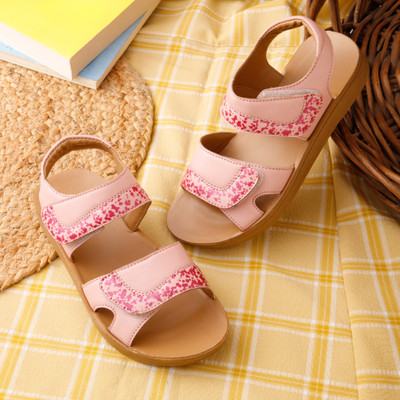 Popcorn Girls Velcro Mule(Slip ons)(Pink , 16 Years and Above)