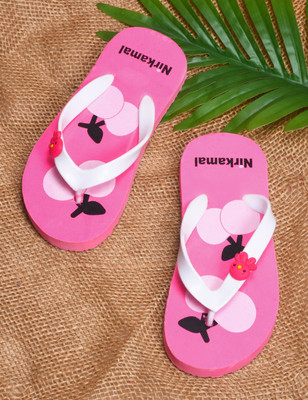 Nirkamal Boys & Girls Slip On Slipper Flip Flop(Pink , 4-4.5 Years)