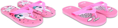 Dorha Boys & Girls Slip On Slipper Flip Flop(Pink , 5-5.5 Years)