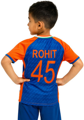 rjm Boys & Girls Graphic Print Polyester Regular T Shirt(Multicolor, Pack of 1)