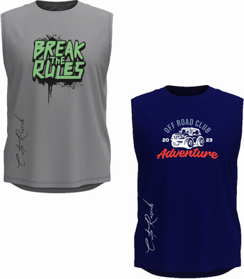 Just Live Fashionn Boys & Girls Printed Pure Cotton Regular T Shirt(Multicolor, Pack of 2)