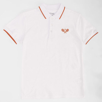 Pantaloons Junior Boys Solid Cotton Blend Regular T Shirt(White, Pack of 1)