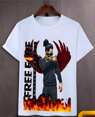 TDFASHIONNS Printed Men Round Neck White T-Shirt
