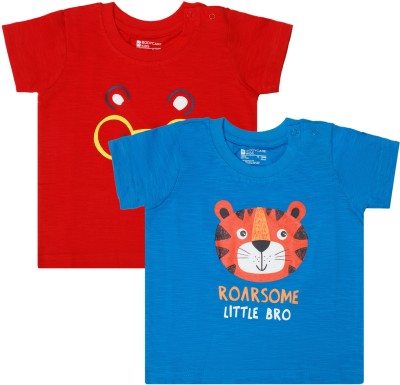 BodyCare Baby Boys Printed Cotton Blend T Shirt(Multicolor, Pack of 2)