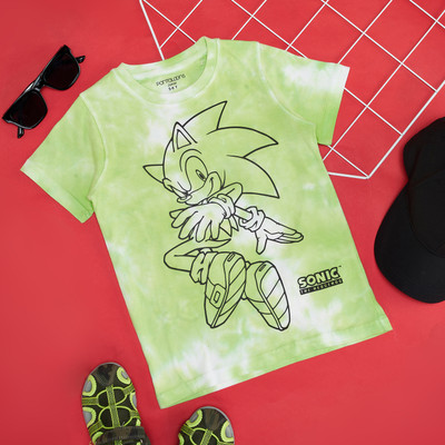 Pantaloons Junior Boys Typography, Printed Pure Cotton Regular T Shirt(Multicolor, Pack of 1)