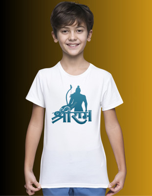 TDFASHION Baby Boys & Baby Girls Printed Polyester Regular T Shirt(White, Pack of 1)