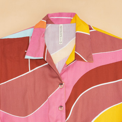 Pantaloons Junior Girls Printed Polyester Regular T Shirt(Multicolor, Pack of 1)