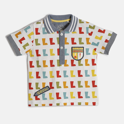 JusCubs Boys Graphic Print Cotton Blend Regular T Shirt(Multicolor, Pack of 1)