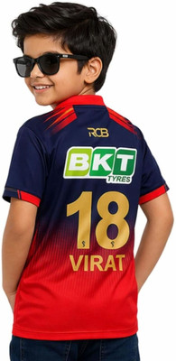 Ryze Boys & Girls Printed Polyester Regular T Shirt(Multicolor, Pack of 1)