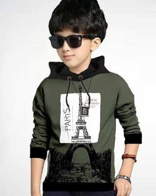 Quity Fashion 3/4th Sleeve Solid Boys Sweatshirt