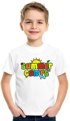 Solo Gift Baby Boys & Baby Girls Printed Polyester Regular T Shirt(White, Pack of 1)