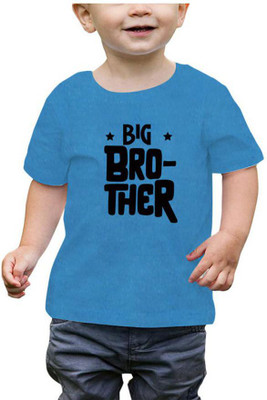 RAINBOWTEES Boys & Girls Printed Pure Cotton Regular T Shirt(Light Blue, Pack of 1)